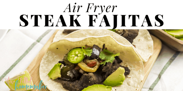 Air Fryer Steak Fajitas 17