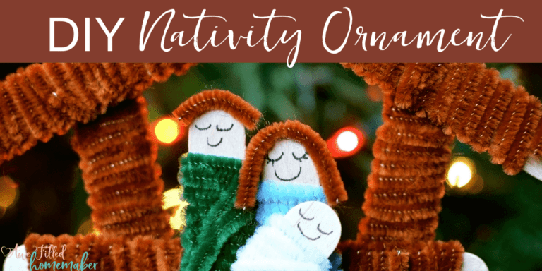 DIY Nativity Ornament