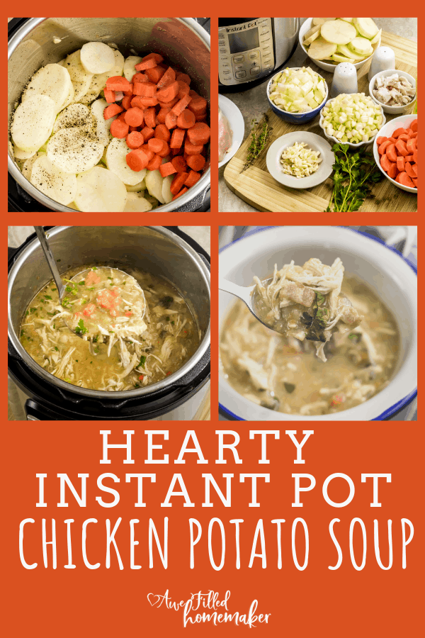 Hearty Instant Pot Chicken Potato Soup 1