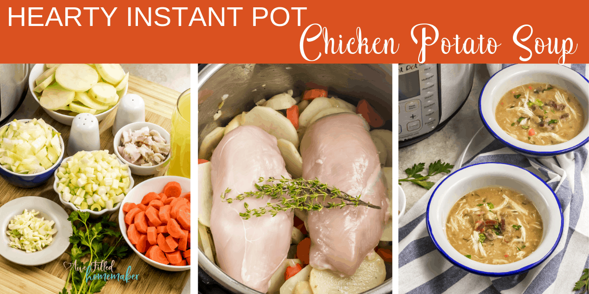 Hearty Instant Pot Chicken Potato Soup 4
