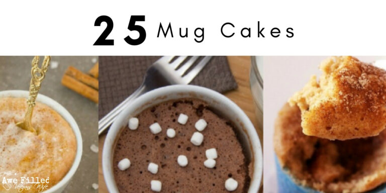 25 mug cakes