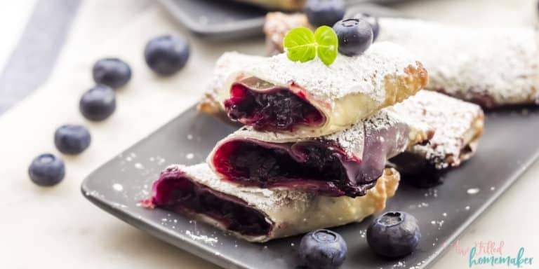 Air Fryer Blueberry Pie Egg Rolls 1