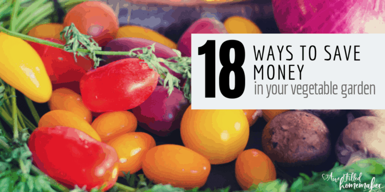 Copy of 18 Ways To Save Money In Your Vegetable Garden