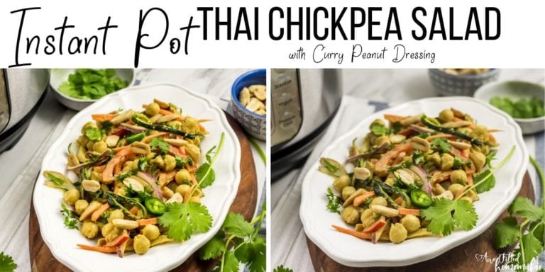 Copy of Instant Pot Thai Chickpea Salad with Curry Peanut Dressing