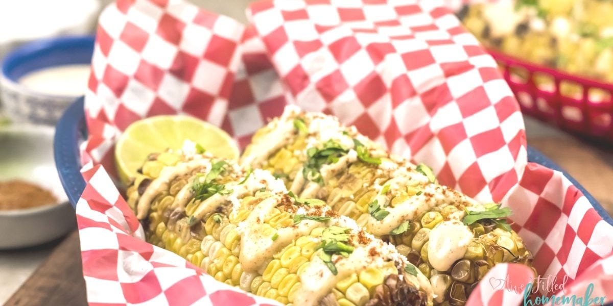 State Fair Air Fryer Mexican Street Corn