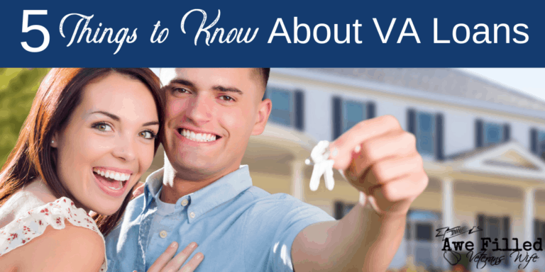 Copy of 5 things to know about VA loans