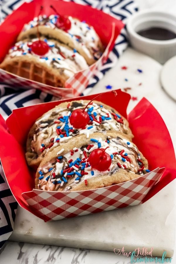 State Fair Ice Cream Tacos