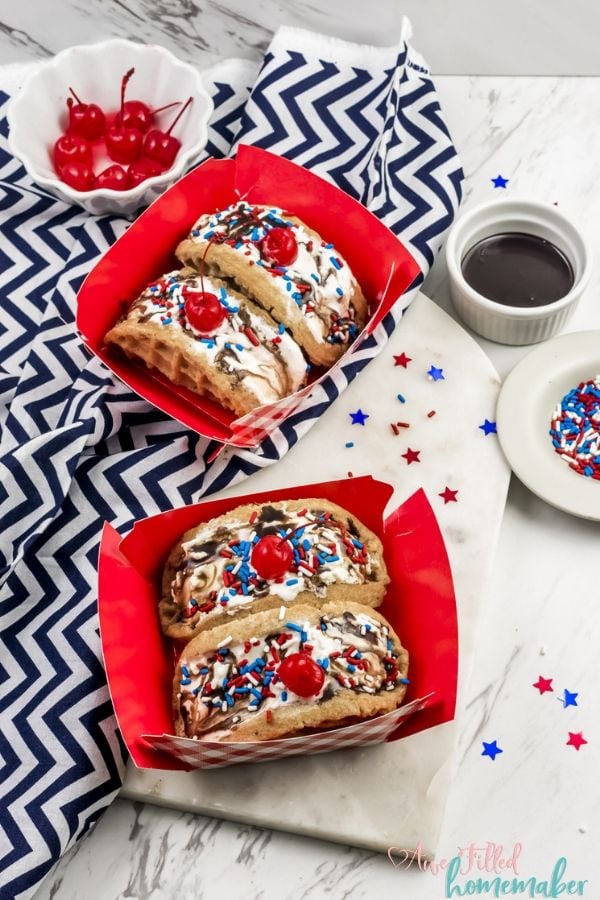 State Fair Ice Cream Tacos