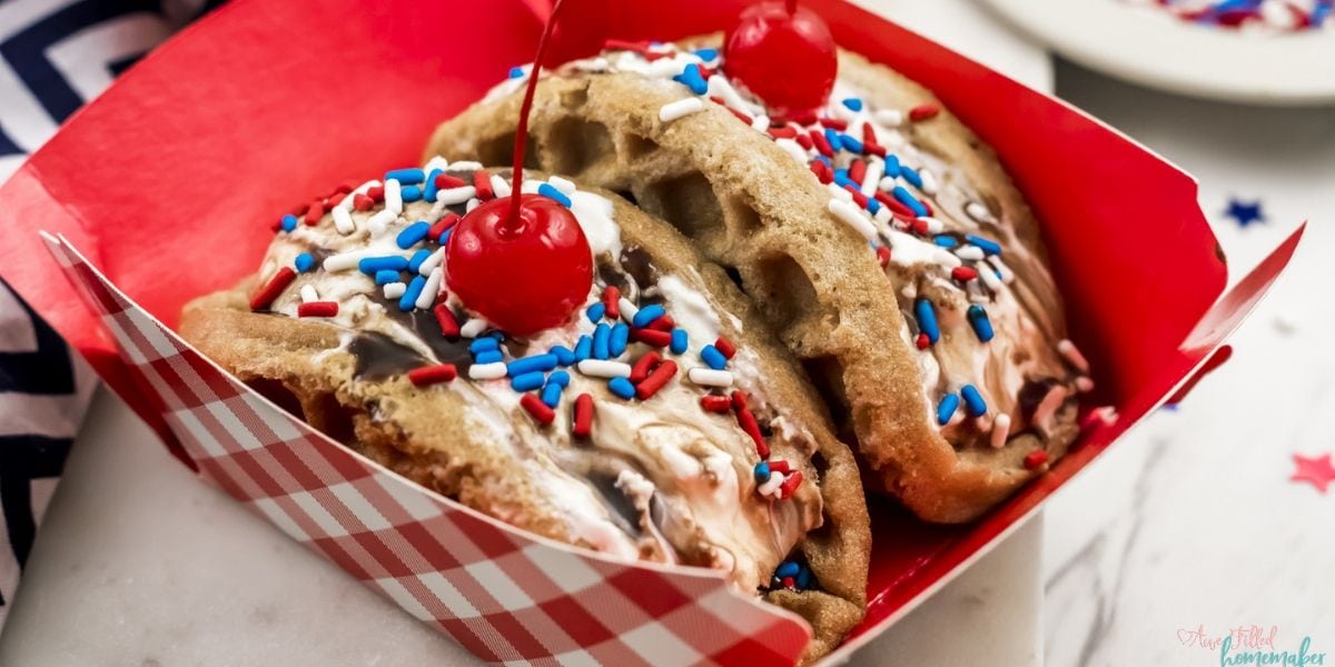 State Fair Ice Cream Tacos