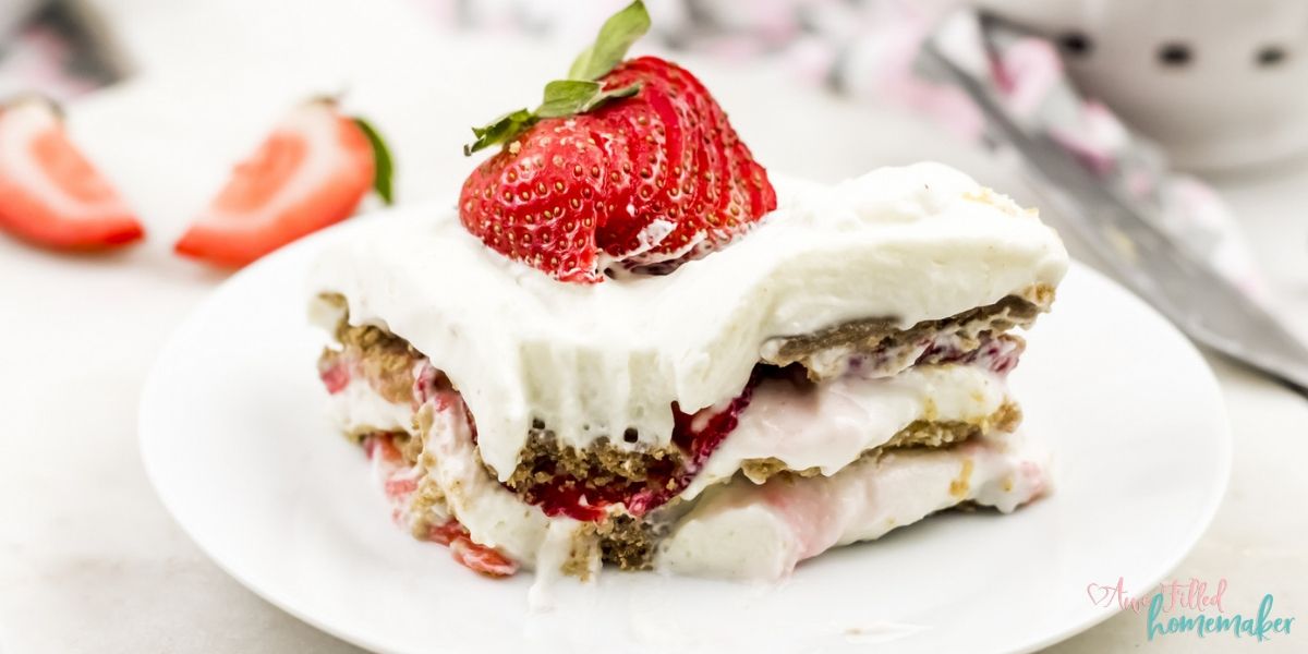 Strawberry Cheesecake Icebox Cake