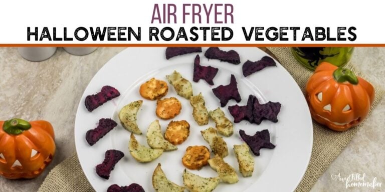 Air Fryer Halloween Roasted Vegetables 13