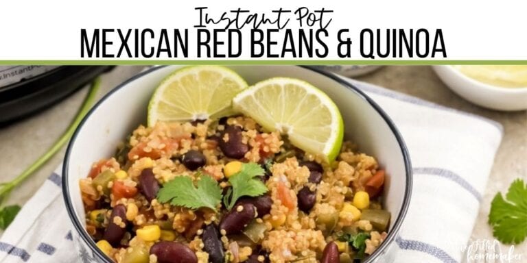 Instant Pot Mexican Red Beans Quinoa 20