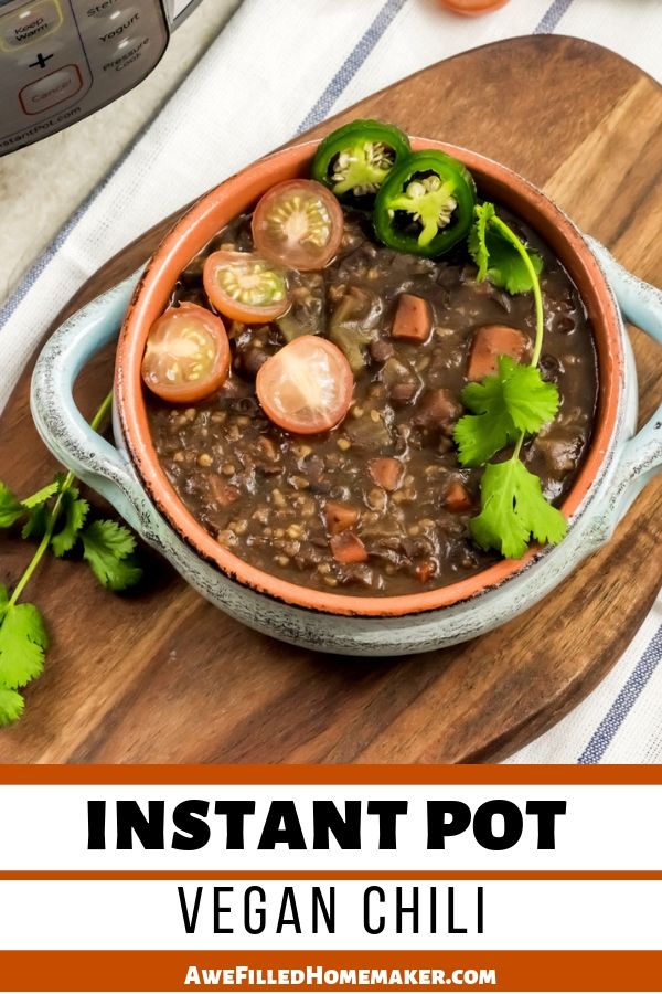Instant Pot Vegan Chili