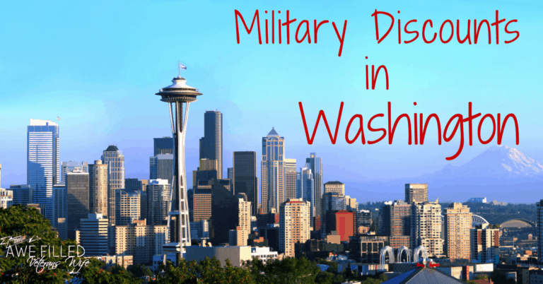 Military discounts Washington 1