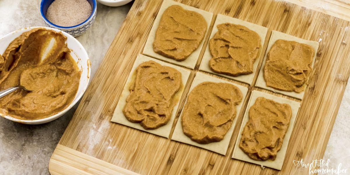 Air Fryer Pumpkin Mummy Hand Pies