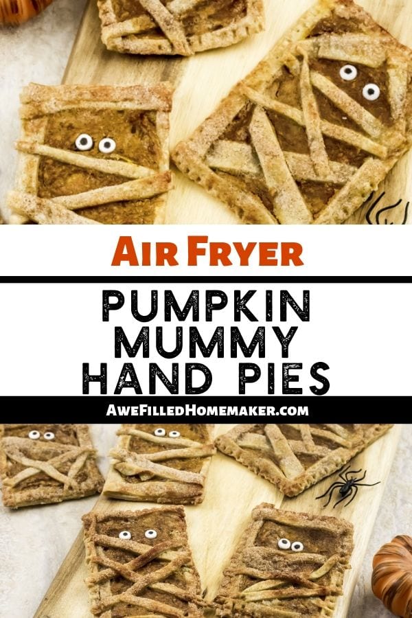 Air Fryer Pumpkin Mummy Hand Pies 16