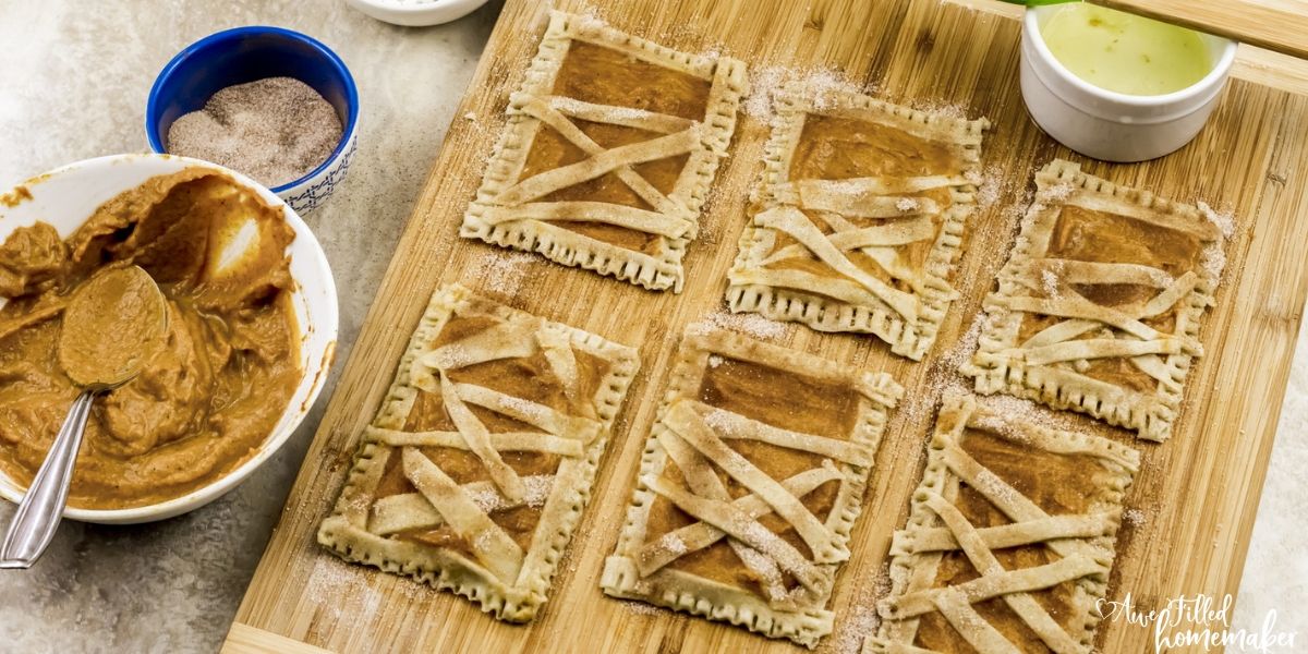 Air Fryer Pumpkin Mummy Hand Pies