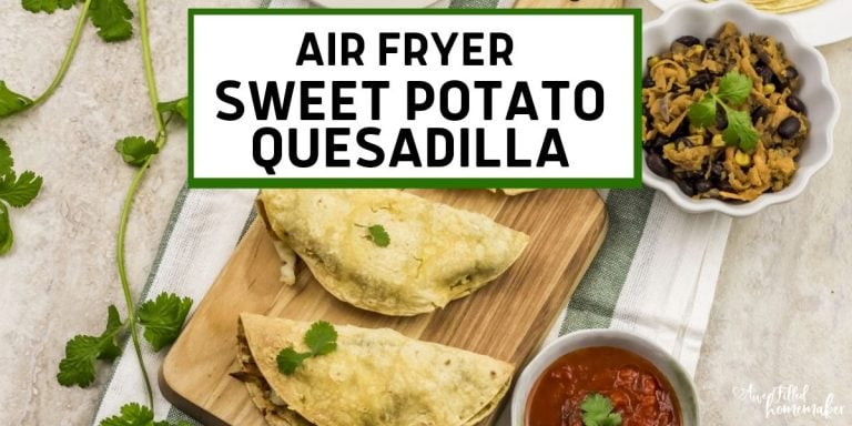 Air Fryer Sweet Potato Quesadilla 19
