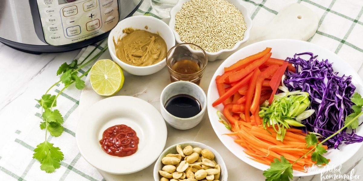 Instant Pot Thai Quinoa Salad