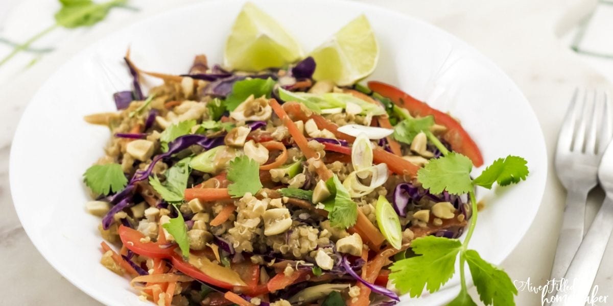 Instant Pot Thai Quinoa Salad