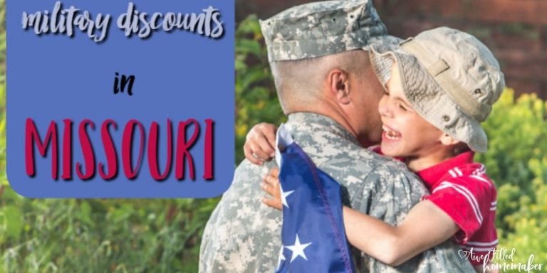 Military Discounts in Missouri