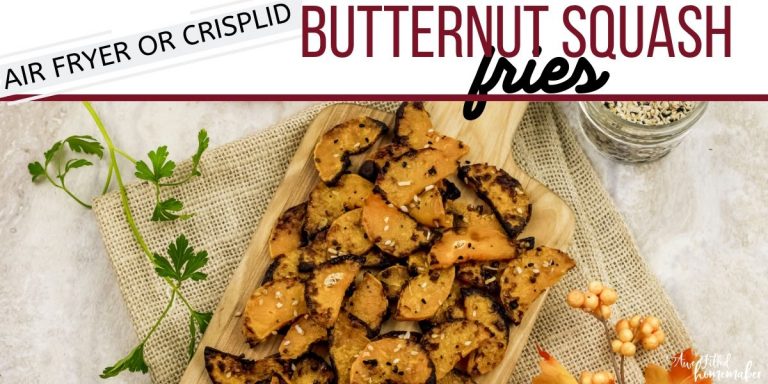 Air Fryer or CrispLid Butternut Squash Fries 11