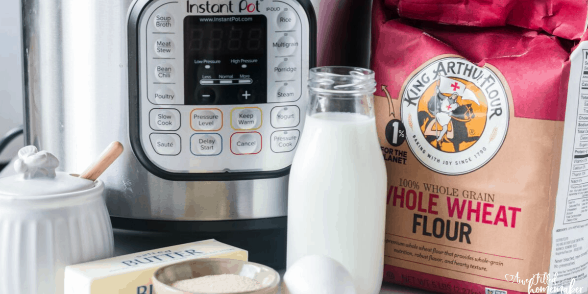 Instant Pot Whole Wheat Dinner Rolls