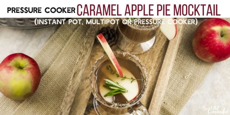 Pressure Cooker Caramel Apple Pie Mocktail Instant Pot MultiPot or Pressure Cooker 13