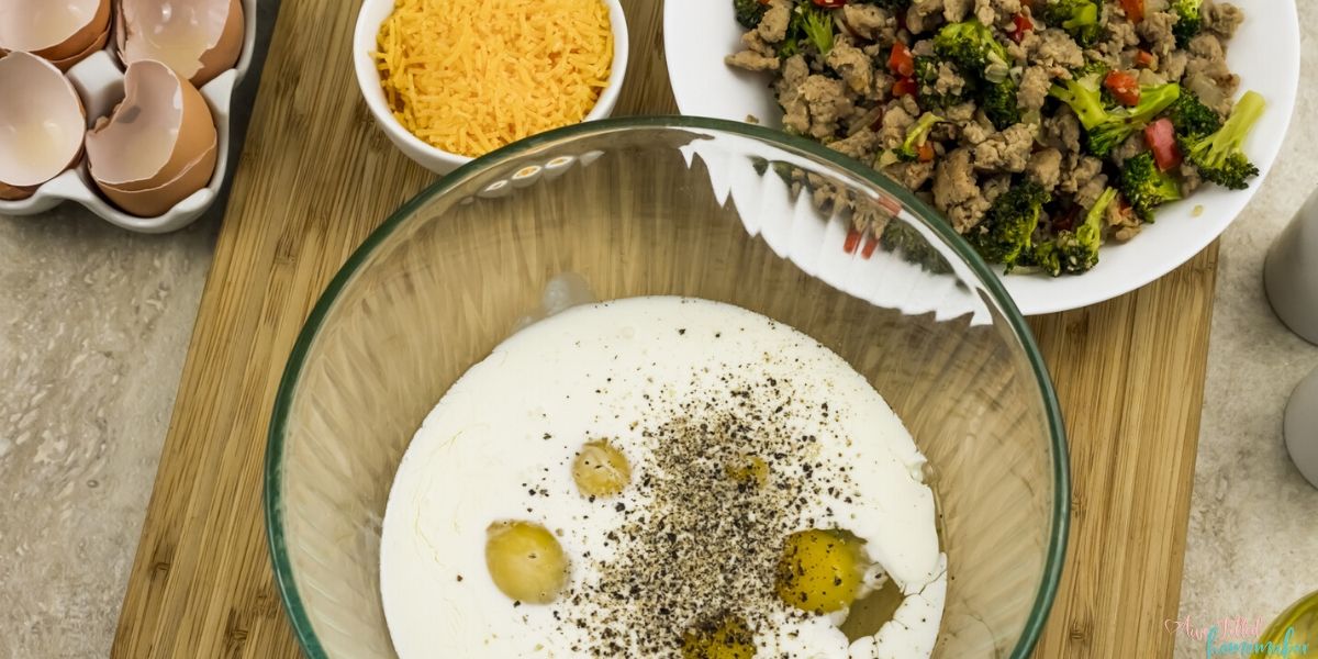 Air Fryer or Crisp Lid Mini Egg Bake