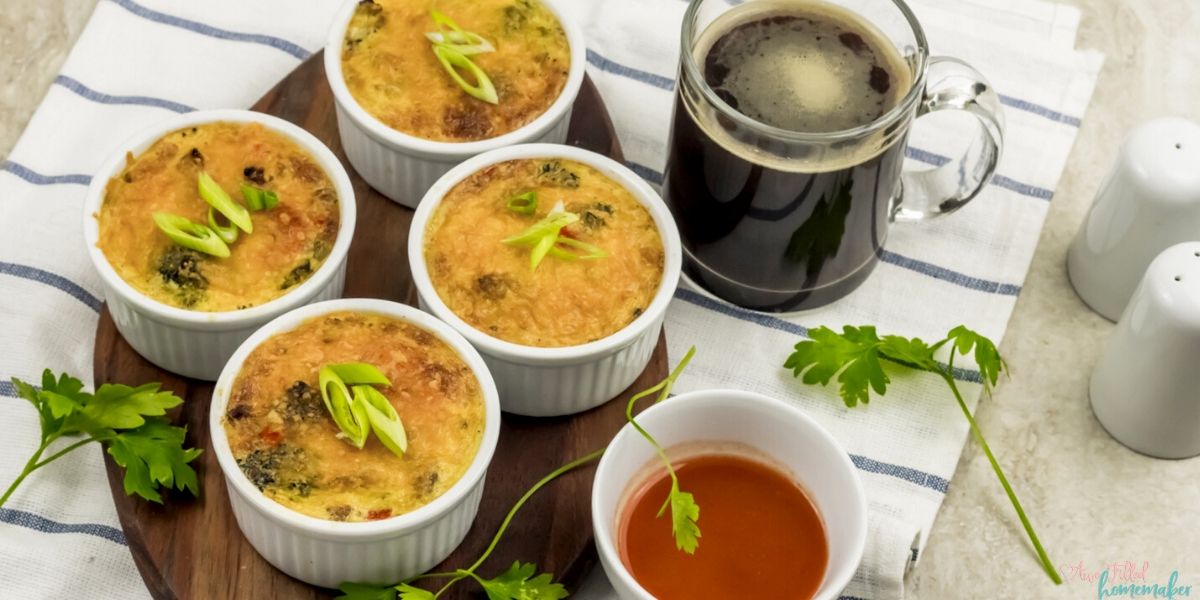 Air Fryer or Crisp Lid Mini Egg Bake