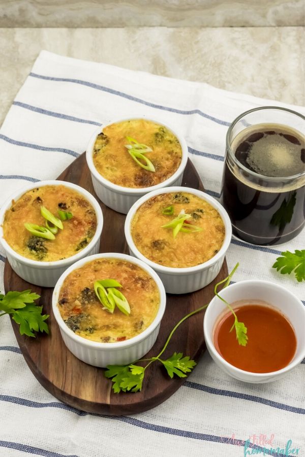 Air Fryer or Crisp Lid Mini Egg Bake