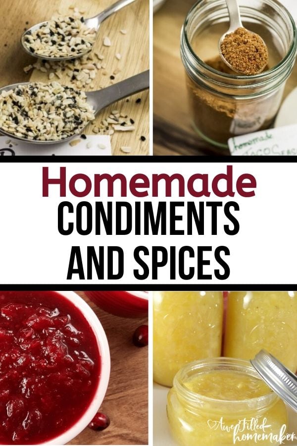 Homemade Condiments Spices