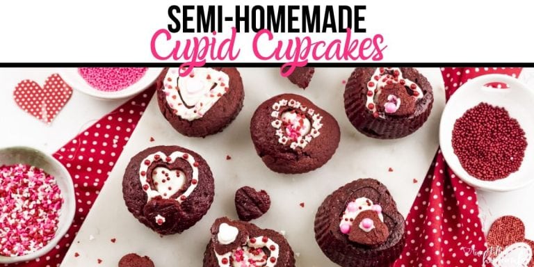 Semi Homemade Cupid Cupcakes 4