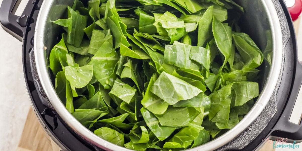 Pressure Cooker Collard Greens