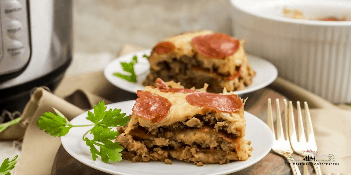 Instant Pot Low Carb Pizza Casserole