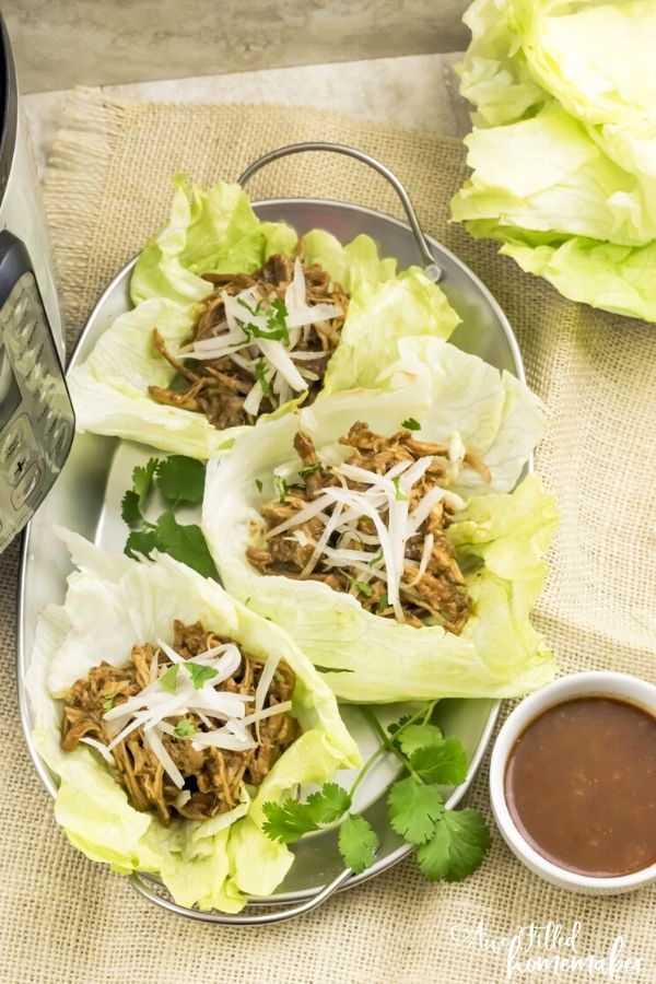 Instant Pot Pulled BBQ Chicken Sandwiches