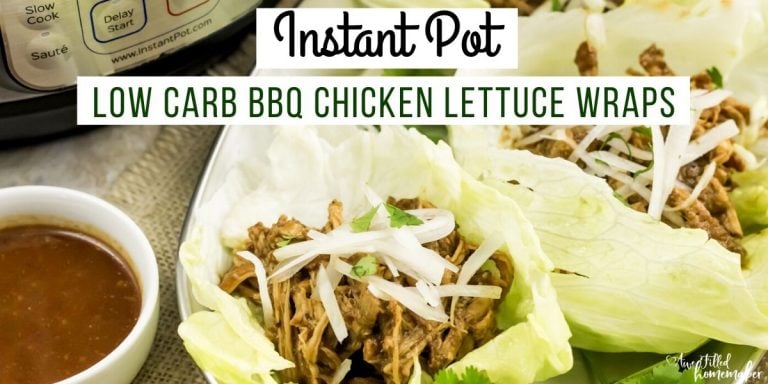 Low Carb BBQ Chicken Lettuce Wra