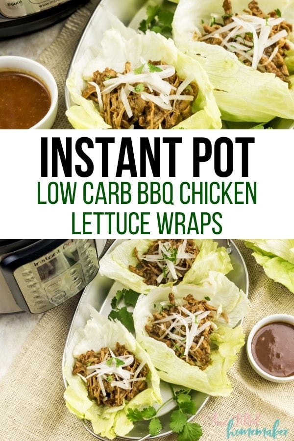 Low Carb BBQ Chicken Lettuce Wraps