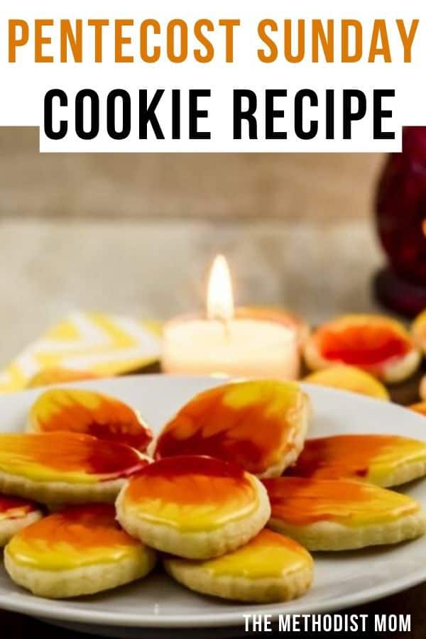 Pentecost sunday cookie recipe