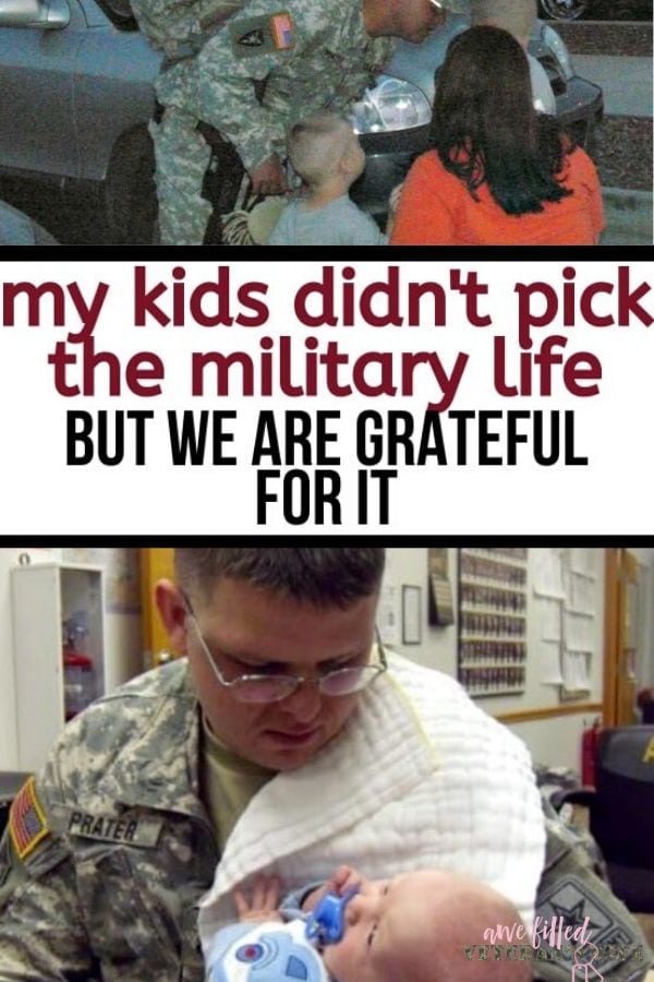 my kids didnt pick the military life