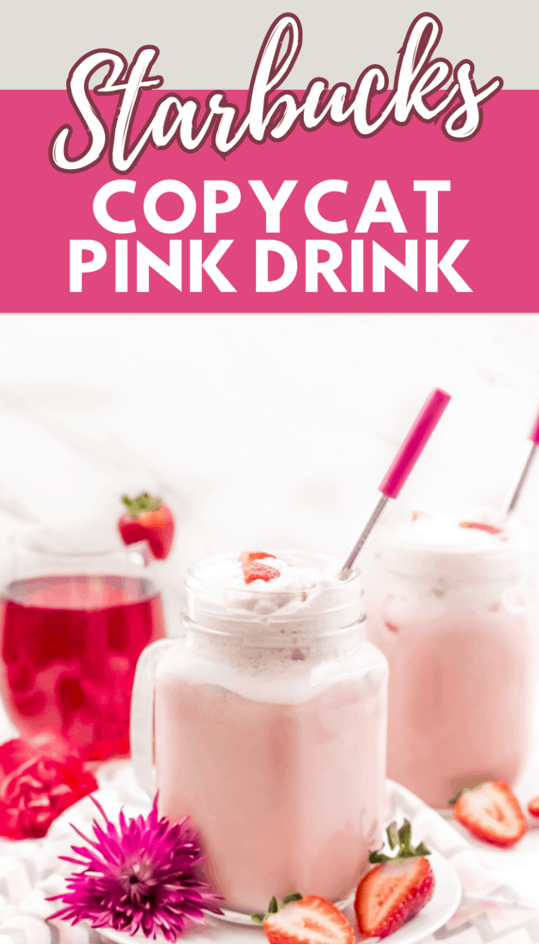 copycat pink drink from starbucks