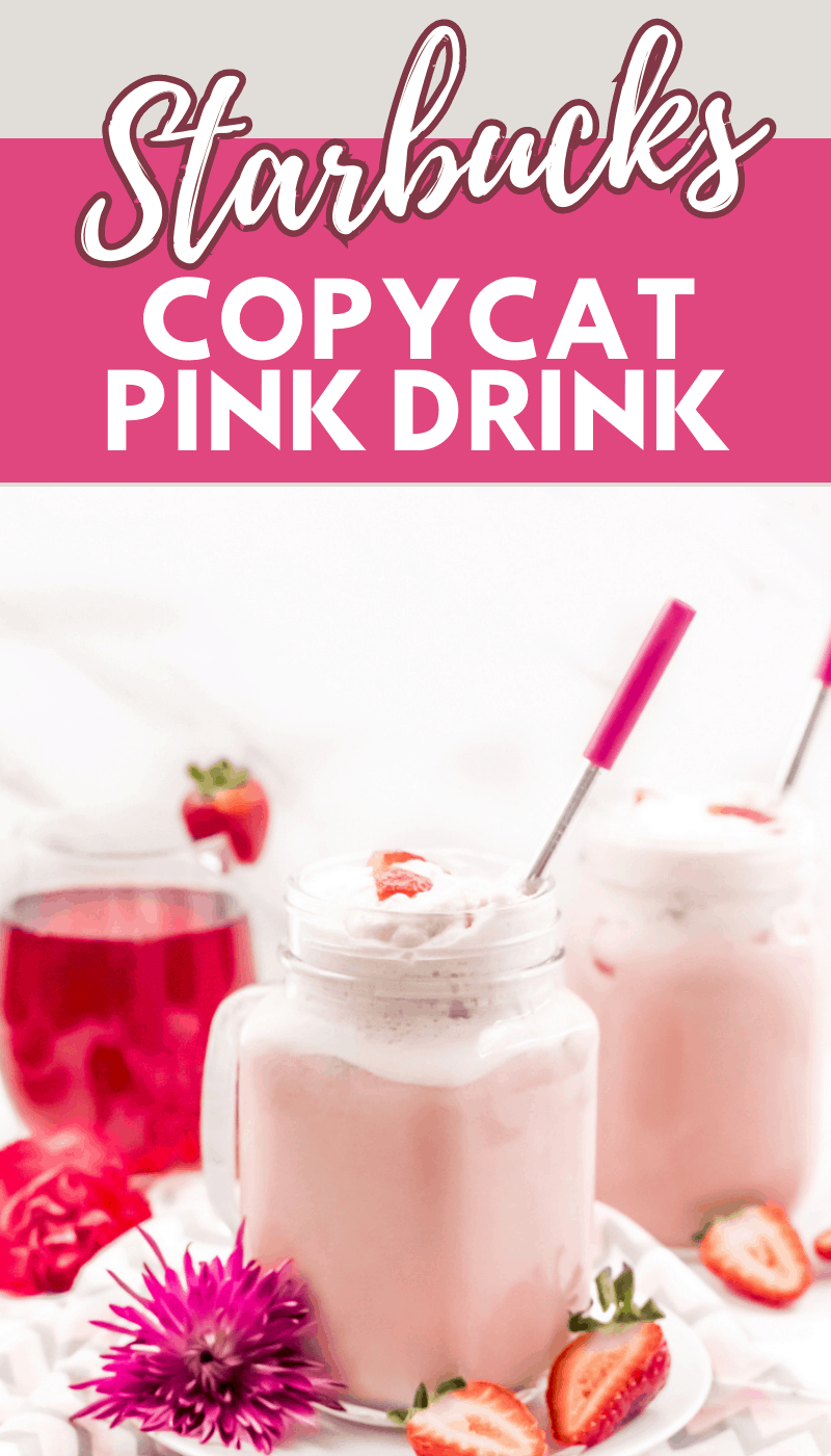 copycat pink drink from starbucks