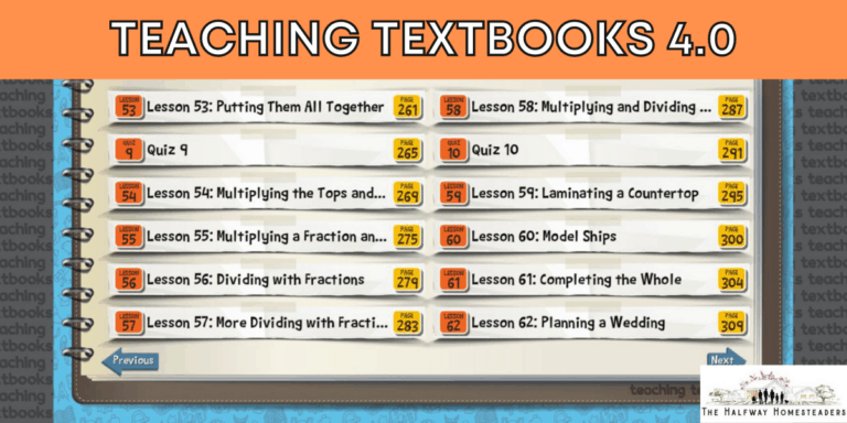 TEACHING TEXTBOOKS 4.0 FB