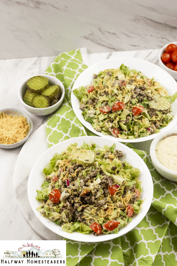 Homemade Keto Big Mac Salad 18