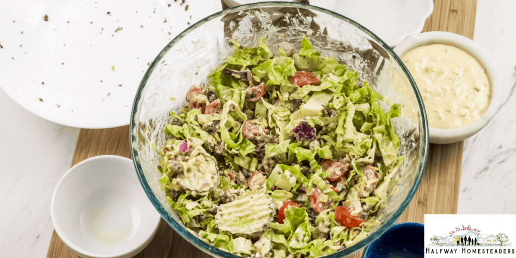 Homemade Keto Big Mac Salad 9