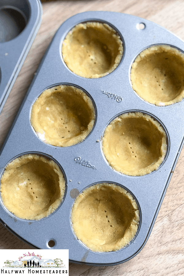 poking holes in the crust to bake 