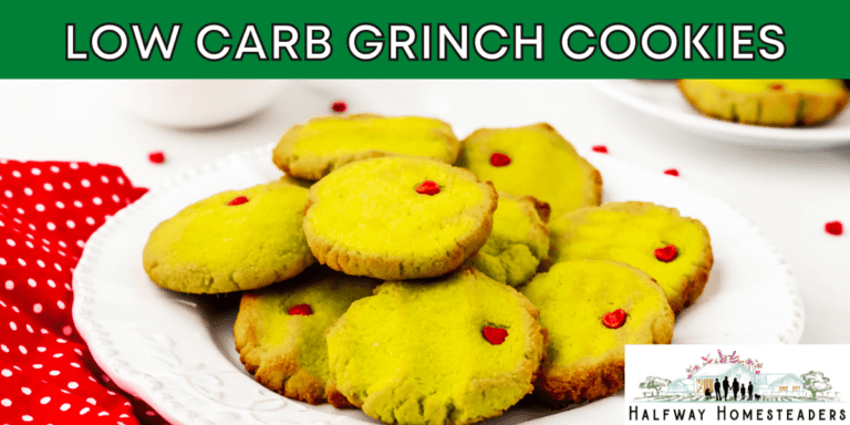 Low Carb Grinch Cookies 3