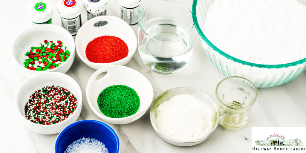 ingredients needed to make sugar cookie icing 