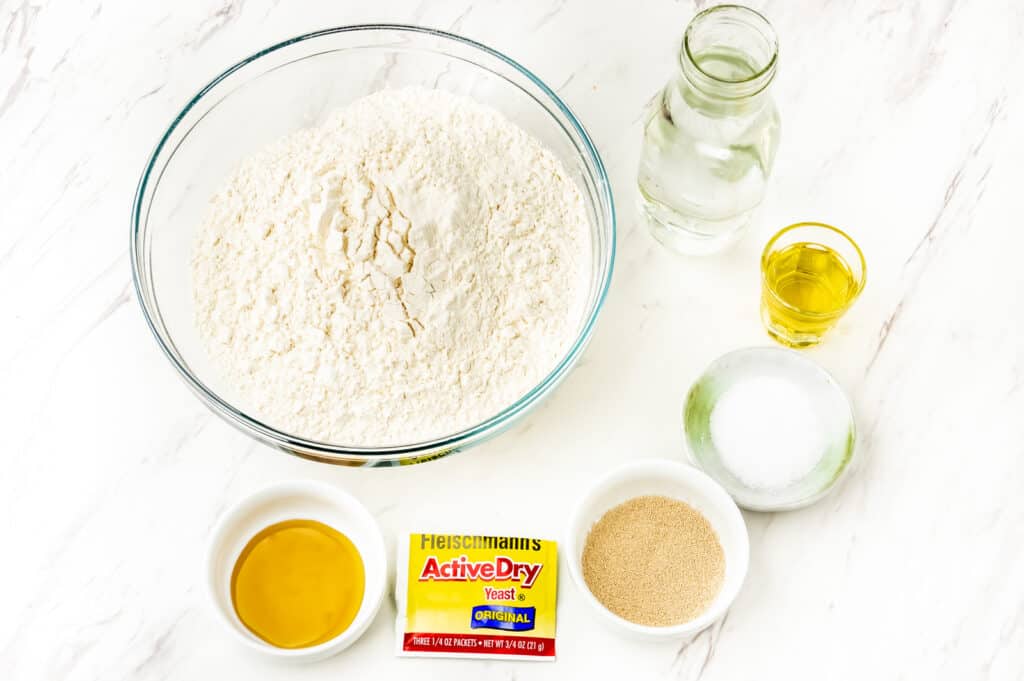 how to make homemade hobo bread - ingredients