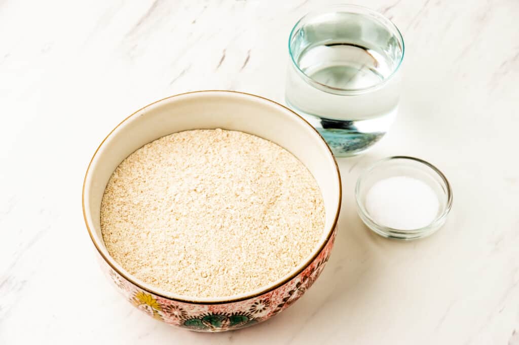 ingredients to make survival crackers 